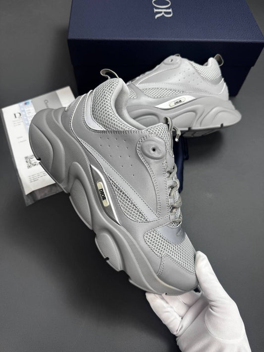 Dior B22 Homme Sport Shoes New Arrivals in Grey Mens Sneakers Best Sale UK Reps AAA Quality