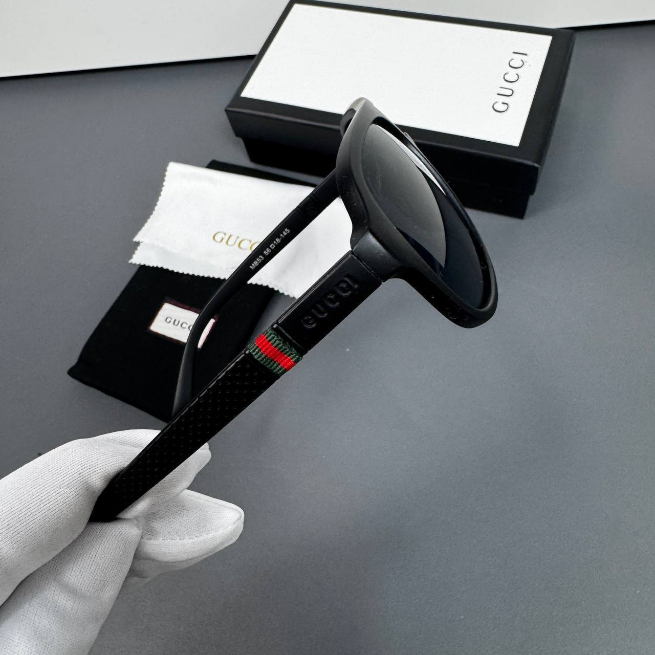 Gucci For Men Sunglasses Fashion Eyewear Square-Frame in Black UK Reps AAA Quality