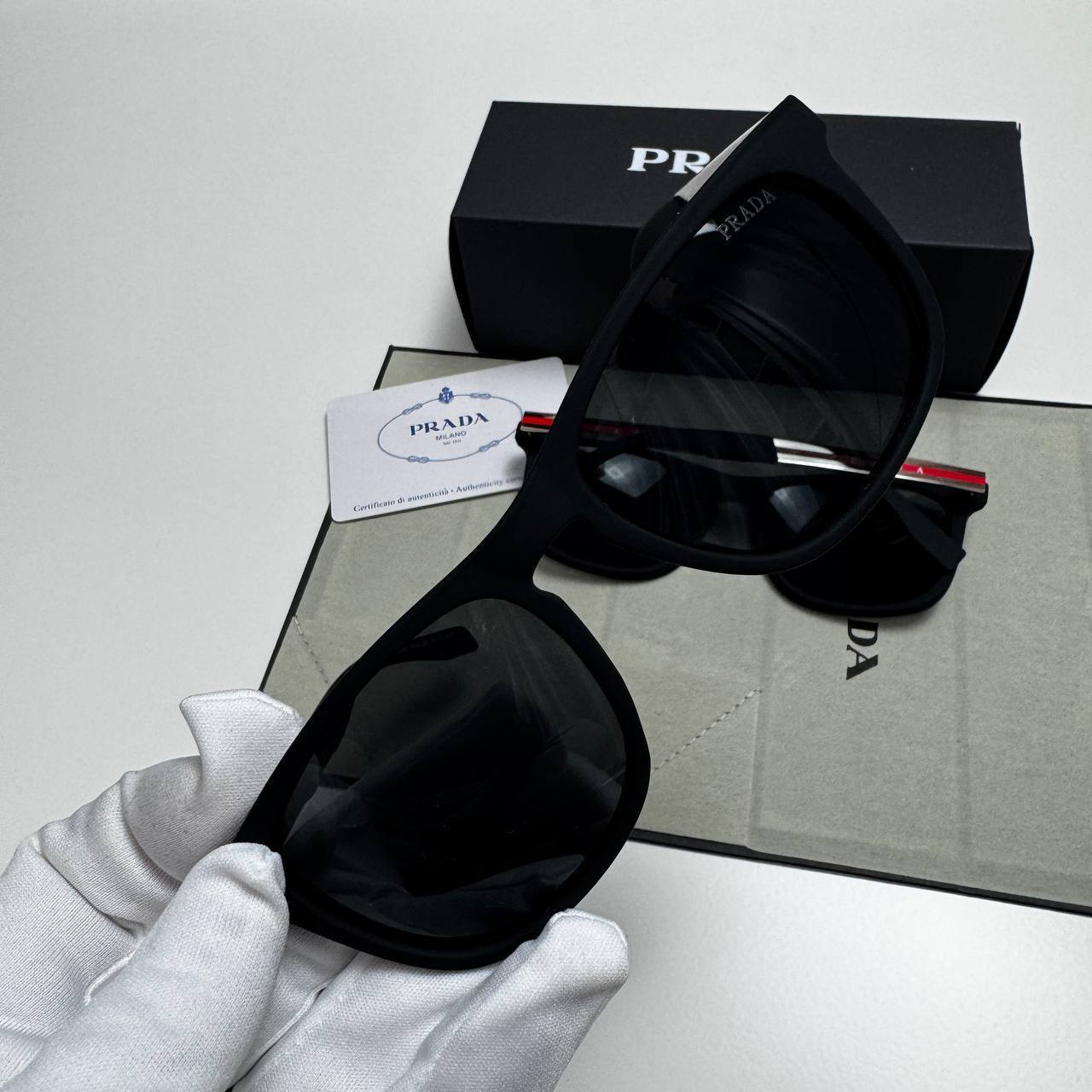 Prada Lens Black Premium Sunglasses for Stylish Eyewear Mens UK Reps AAA Quality