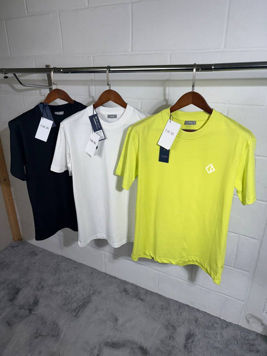 Christian Dior CD Diamond T-Shirts Relaxed Fit in Multiple Colors Cotton Mens UK Reps AAA Quality
