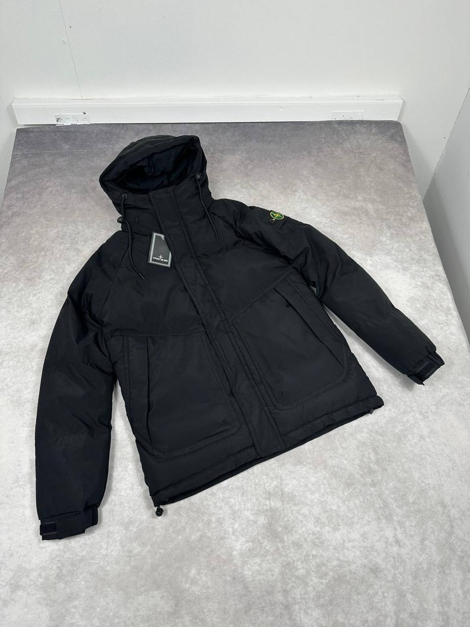 Stone Island Down Parka with Water Resistance and Snap Pockets Jacket Mens in 2 Colors Best Sale UK Reps AAA Quality