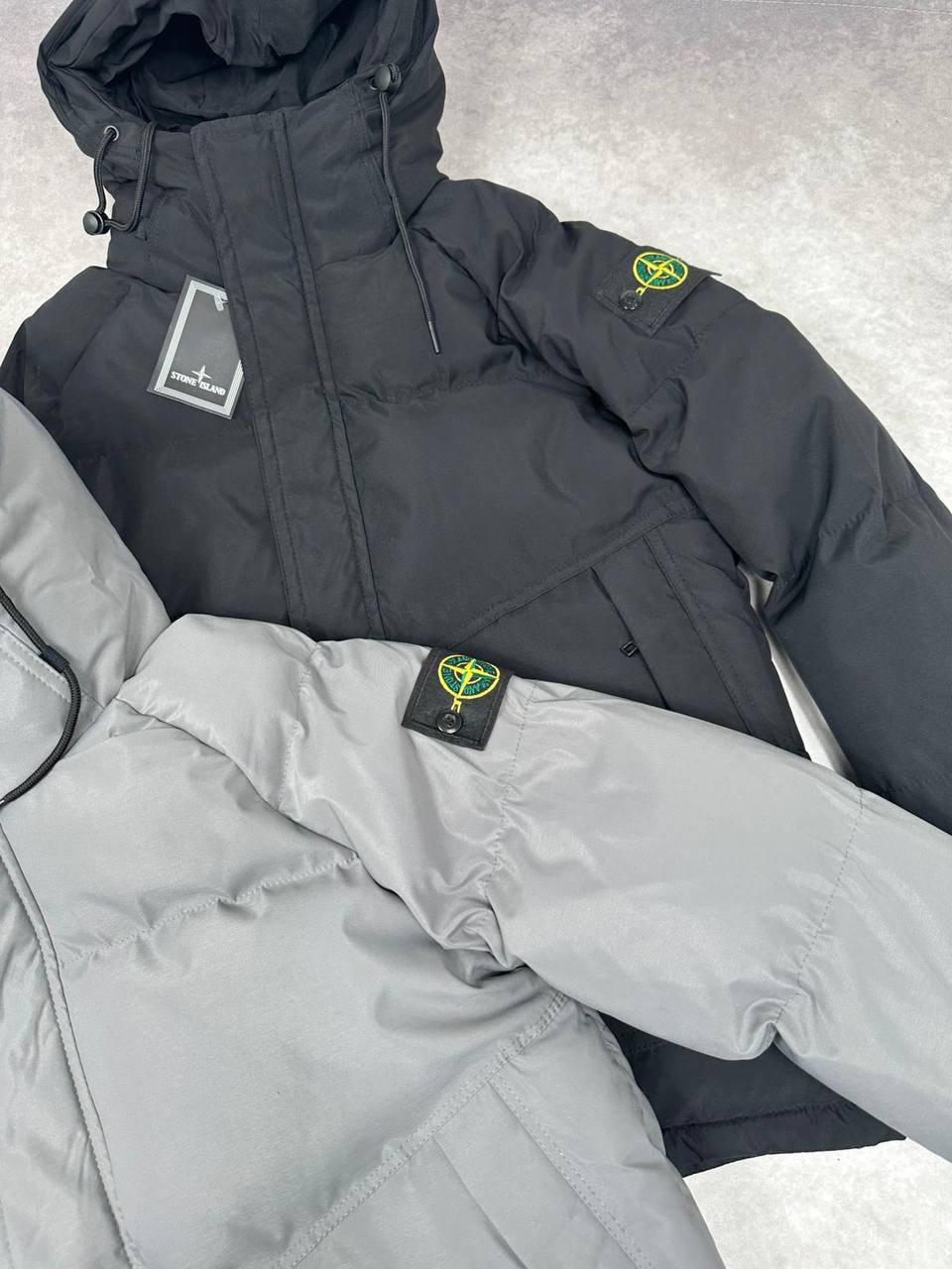 Stone Island Down Parka with Water Resistance and Snap Pockets Jacket Mens in 2 Colors Best Sale UK Reps AAA Quality
