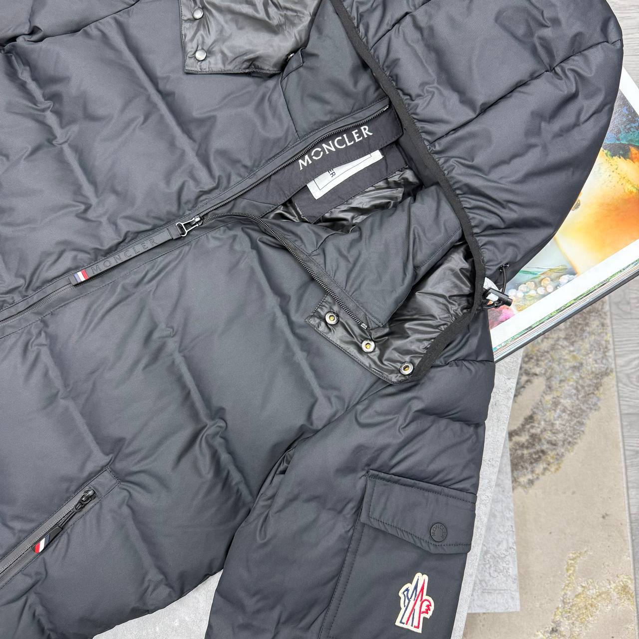 Moncler Grenoble Montgetech Jacket Mens in Black Color Best Sale UK Reps AAA Quality