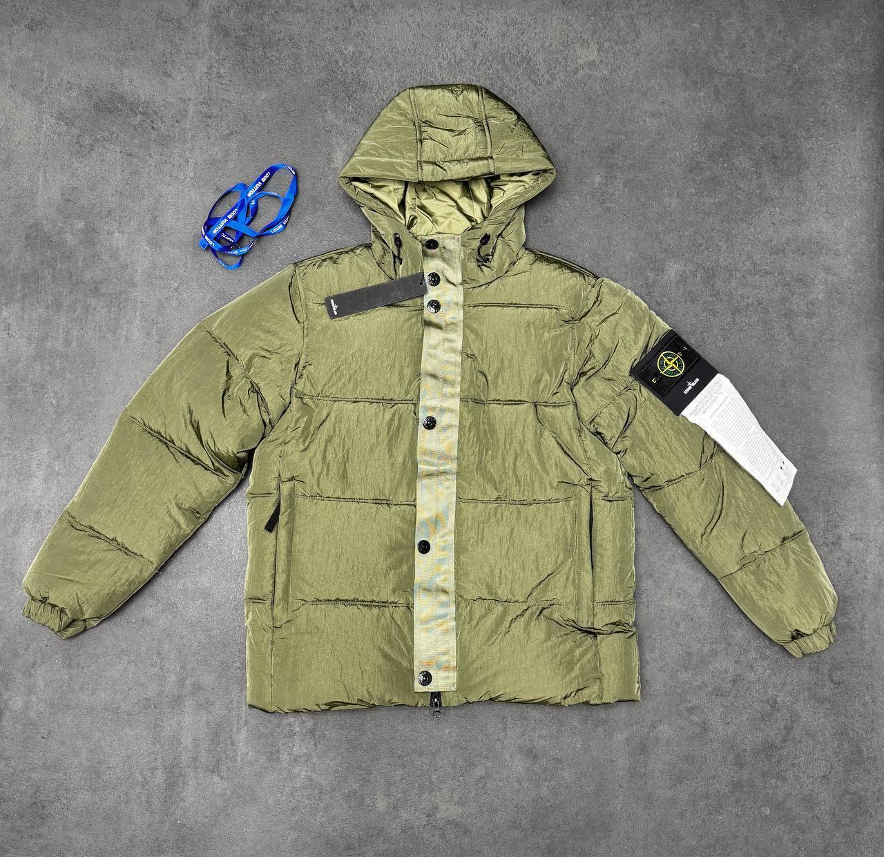 Stone Island Nylon Metal Hooded Down Jacket Mens in Multiple Colors Best Sale UK Reps AAA Quality