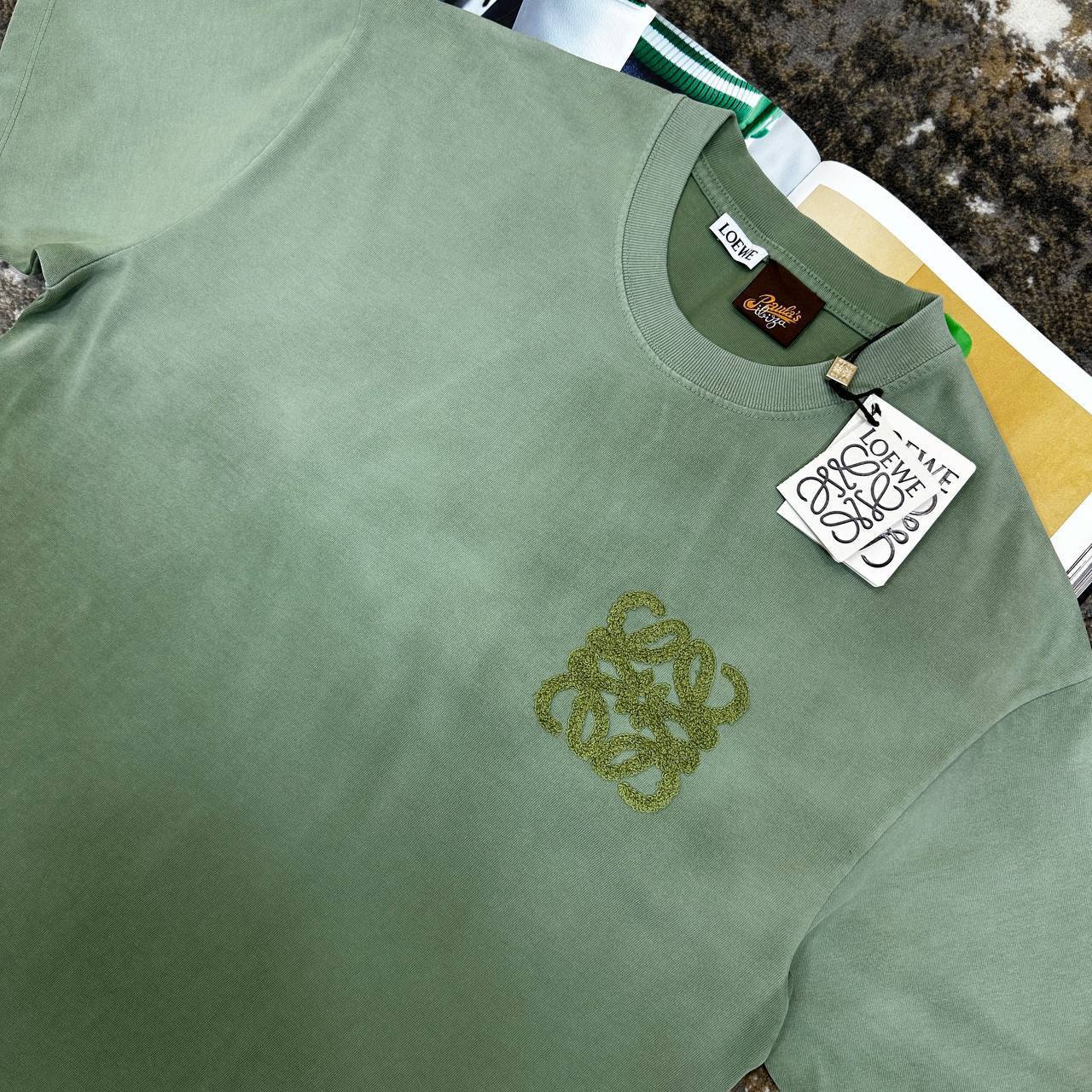 Loewe Anagram Relaxed fit T-shirts in Cotton Mens in Multiple Colors UK Reps AAA Quality