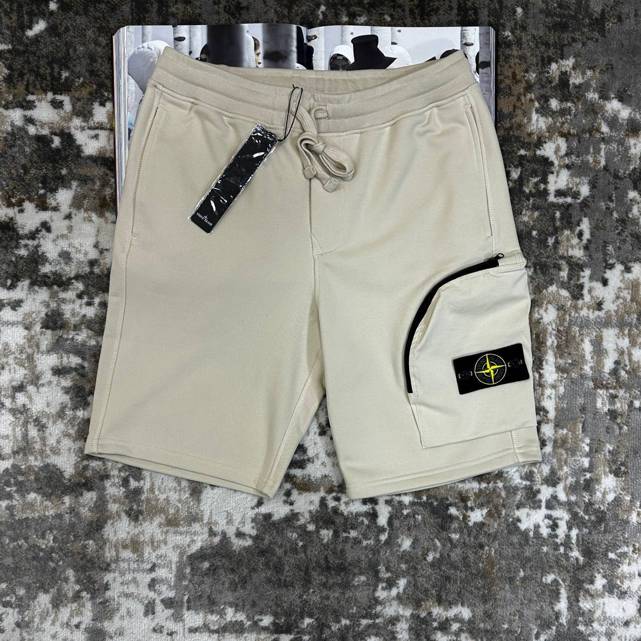 Stone Island Compass-badge Shorts Mens in Multiple Colors Best Sale UK Reps AAA Quality