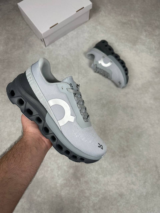 On Cloudmonster 2 "Frost/Rock" Mens Trainers Best Sale UK Reps AAA Quality