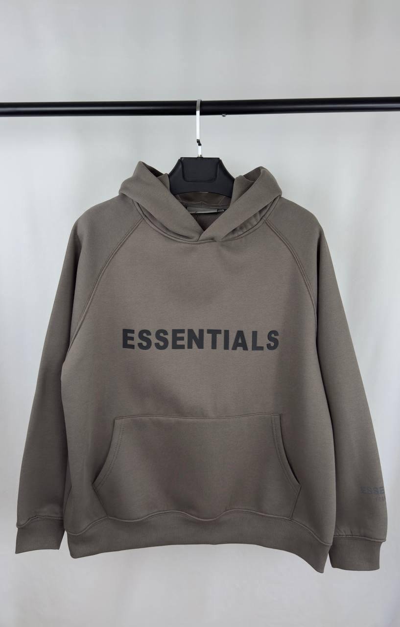 Essentials Fear of God FOG 3D Silicon Applique Mens Hoodie in Multiple Colors Best Sale UK Reps AAA Quality