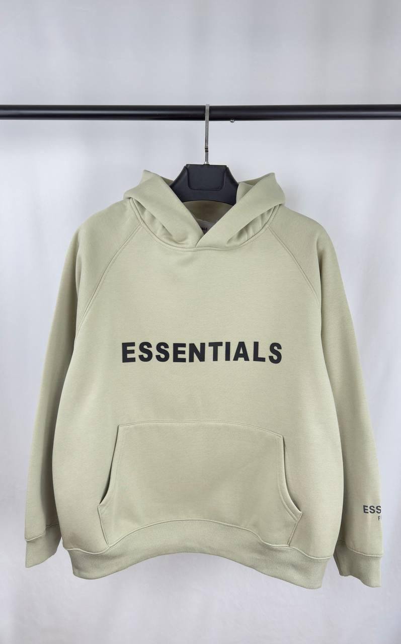 Essentials Fear of God FOG 3D Silicon Applique Mens Hoodie in Multiple Colors Best Sale UK Reps AAA Quality
