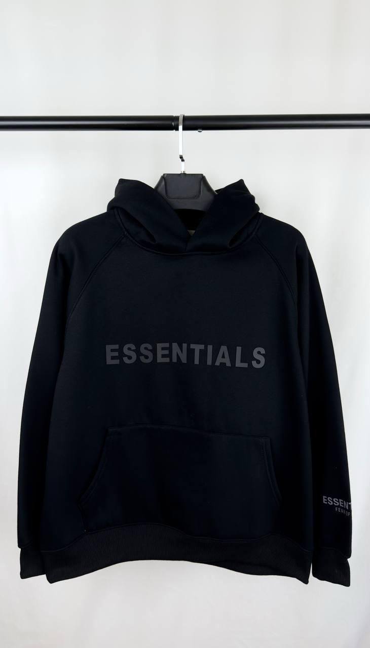 Essentials Fear of God FOG 3D Silicon Applique Mens Hoodie in Multiple Colors Best Sale UK Reps AAA Quality