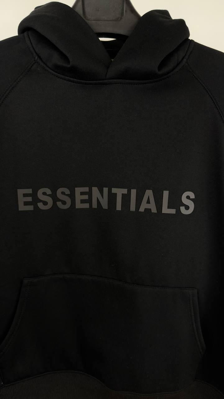 Essentials Fear of God FOG 3D Silicon Applique Mens Hoodie in Multiple Colors Best Sale UK Reps AAA Quality