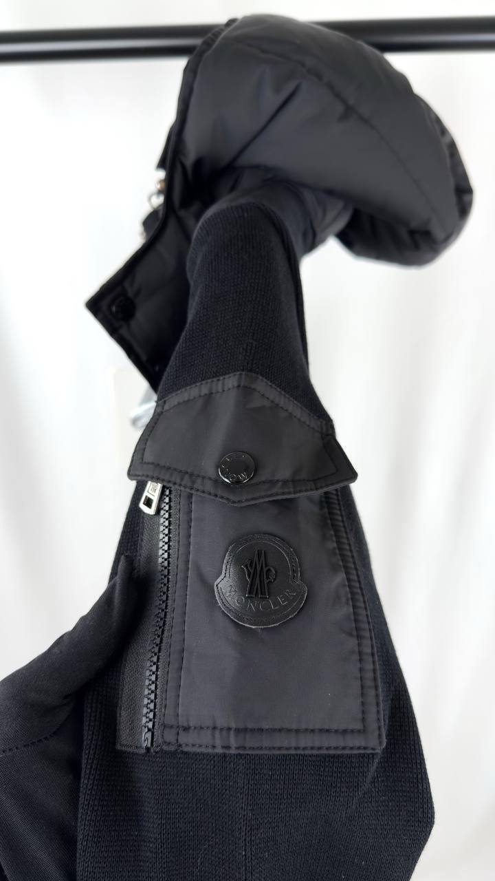 Moncler Barbustel Hooded Short Down Detachable Hood Jacket Mens in Black Color Best Sale UK Reps AAA Quality