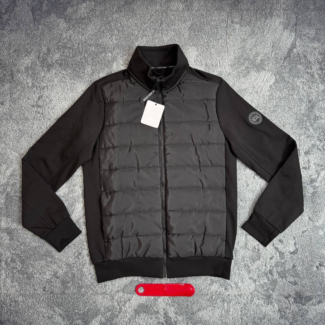 Canada Goose Quilted Down Huron Full-Zip Black Label Jackets in Multiple Colors Mens Best Sale UK Reps AAA Quality