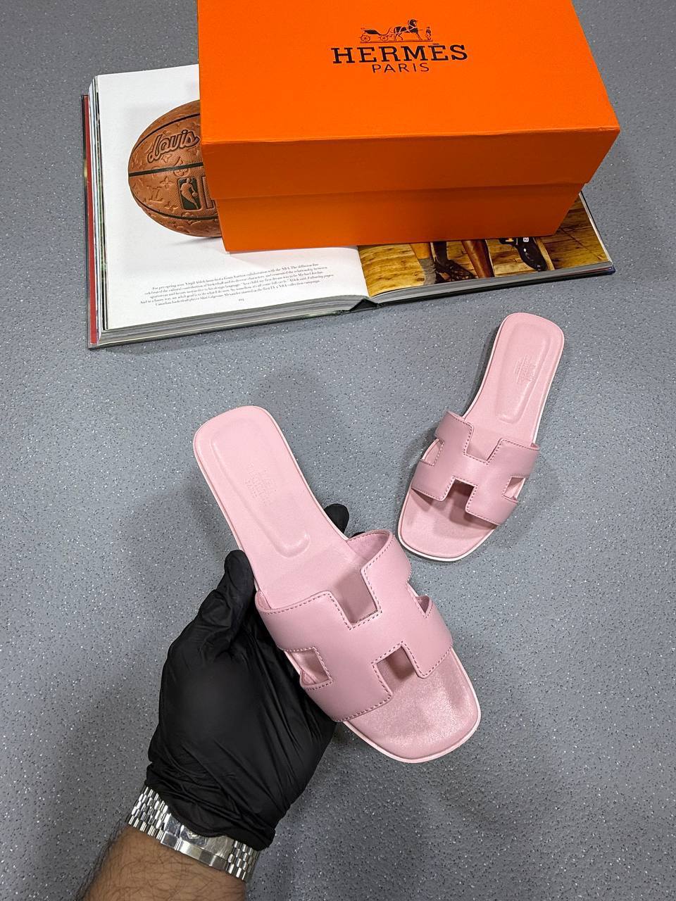 Hermes Oran Sliders Premium Fashion Women's in Multiple Colors Best Sale UK Reps AAA Quality