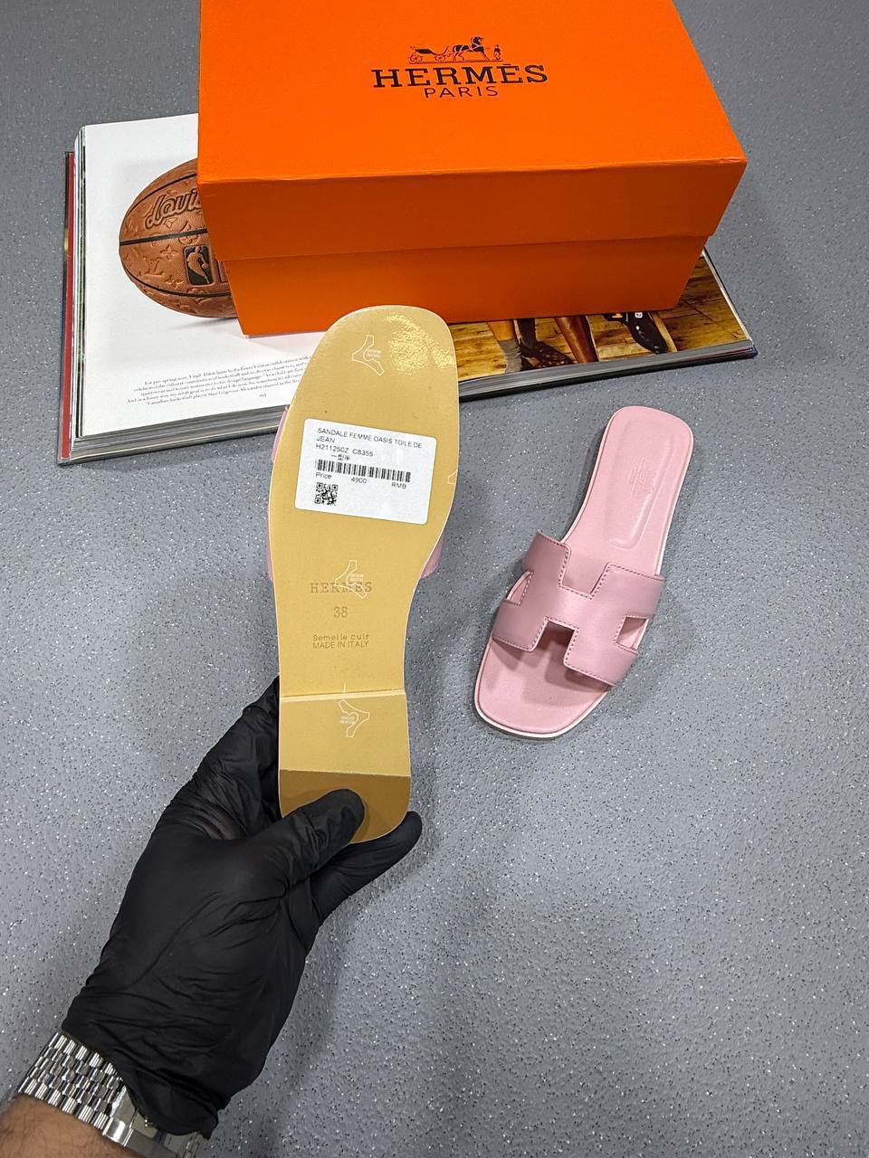 Hermes Oran Sliders Premium Fashion Women's in Multiple Colors Best Sale UK Reps AAA Quality