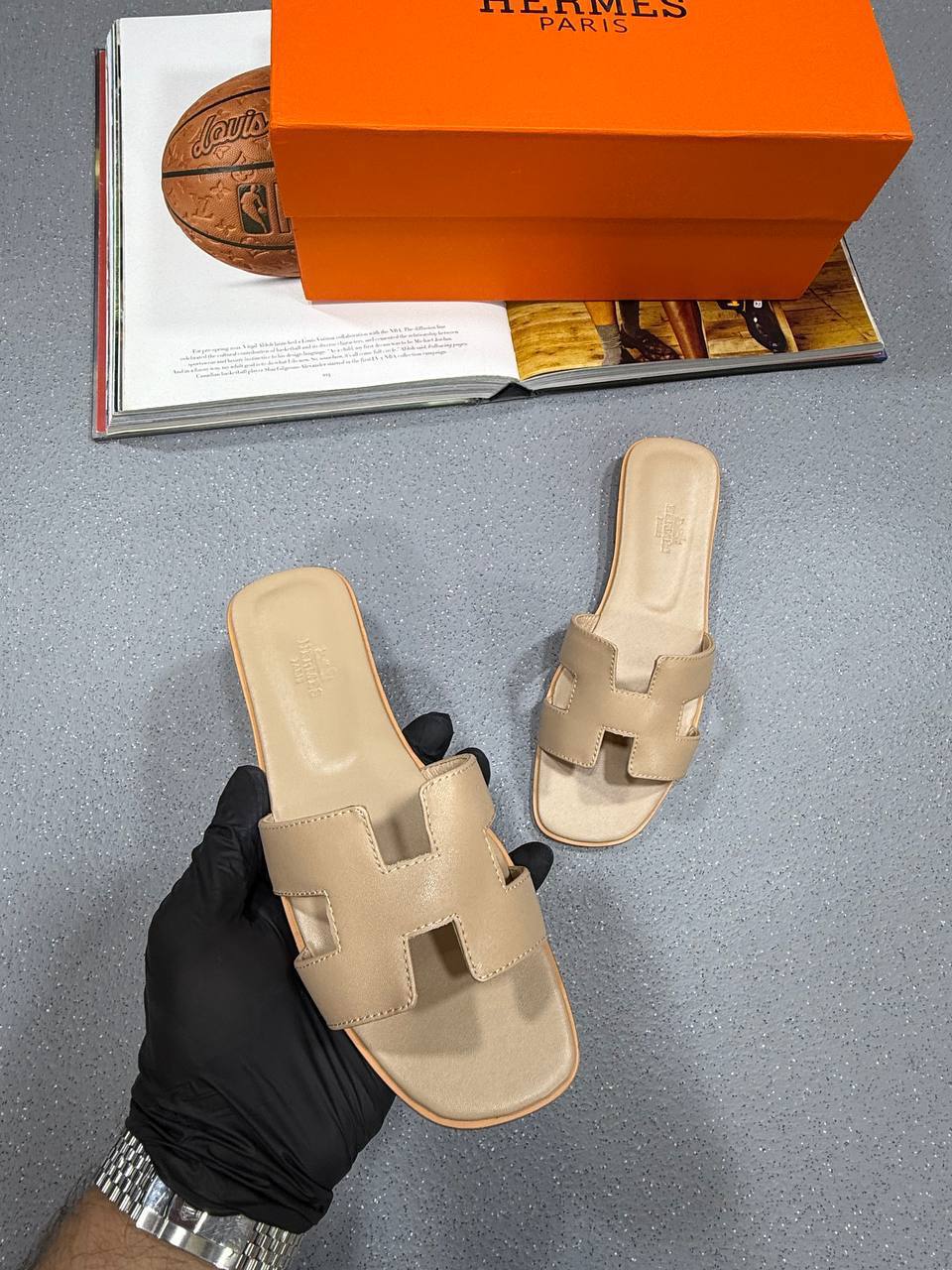Hermes Oran Sliders Premium Fashion Women's in Multiple Colors Best Sale UK Reps AAA Quality