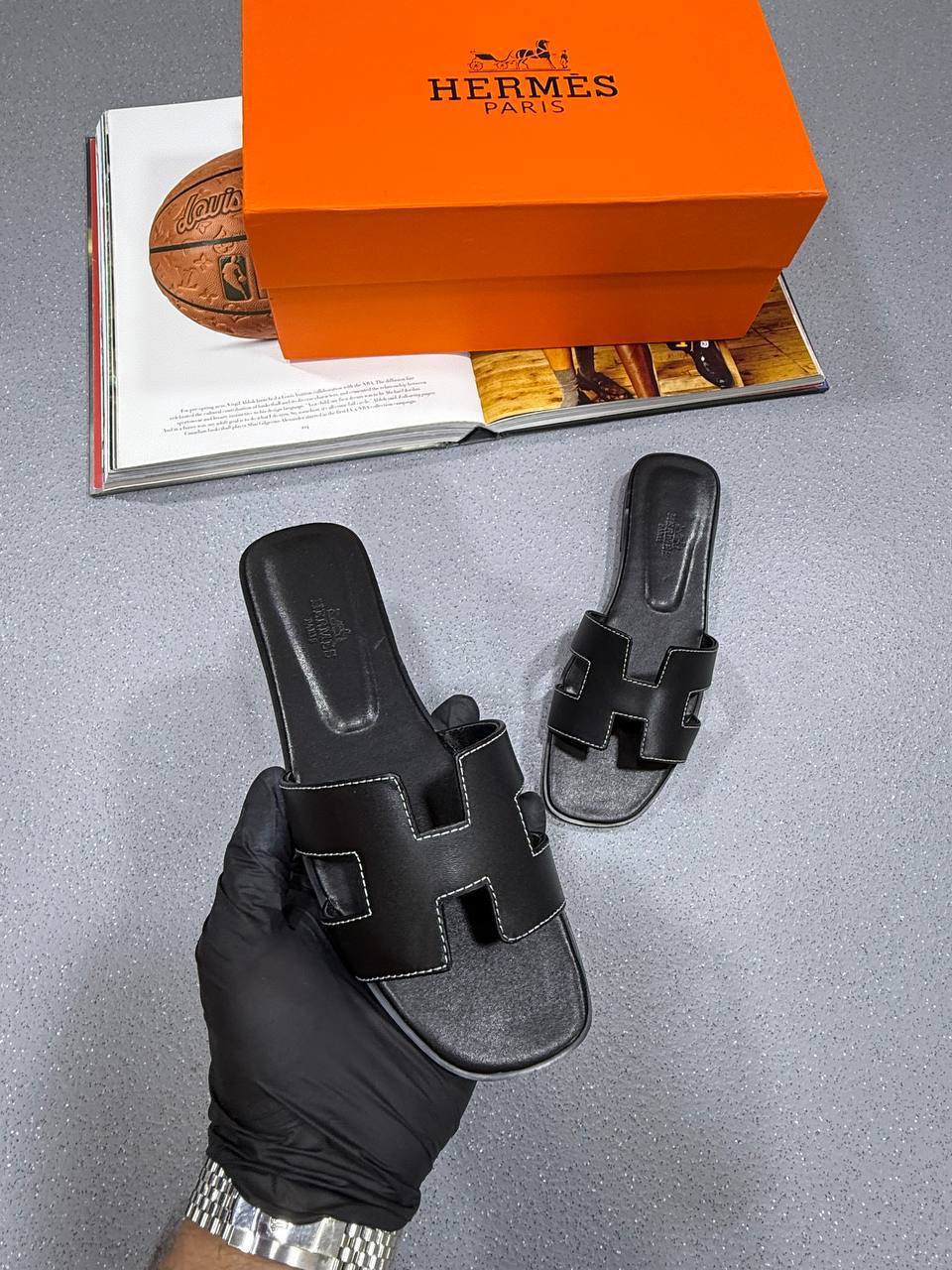 Hermes Oran Sliders Premium Fashion Women's in Multiple Colors Best Sale UK Reps AAA Quality