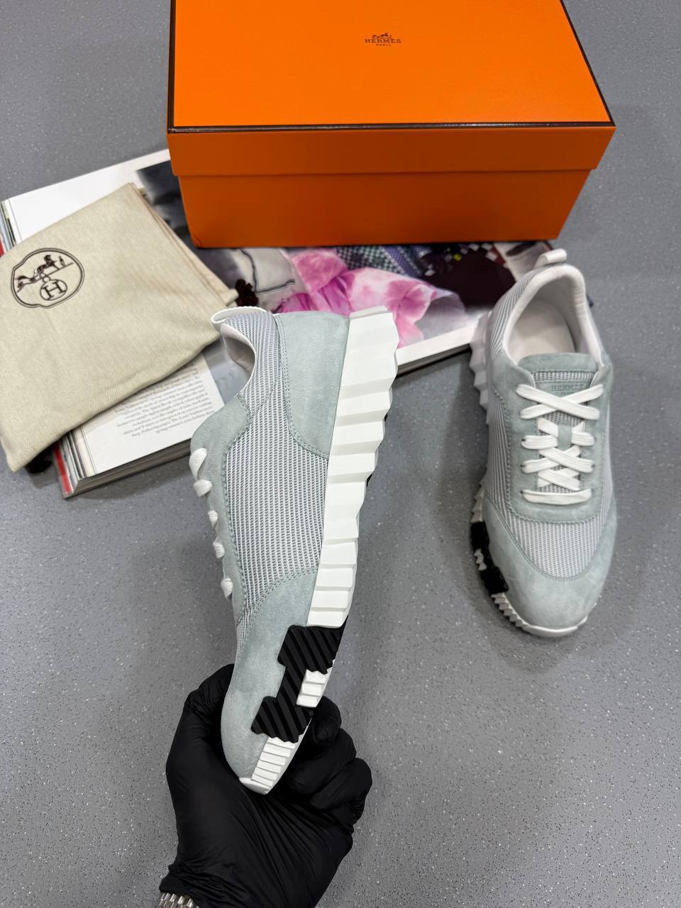 Hermès Bouncing Sneakers New Fashion Sports Shoes Mens in Multiple Colors Best Sale UK Reps AAA Quality