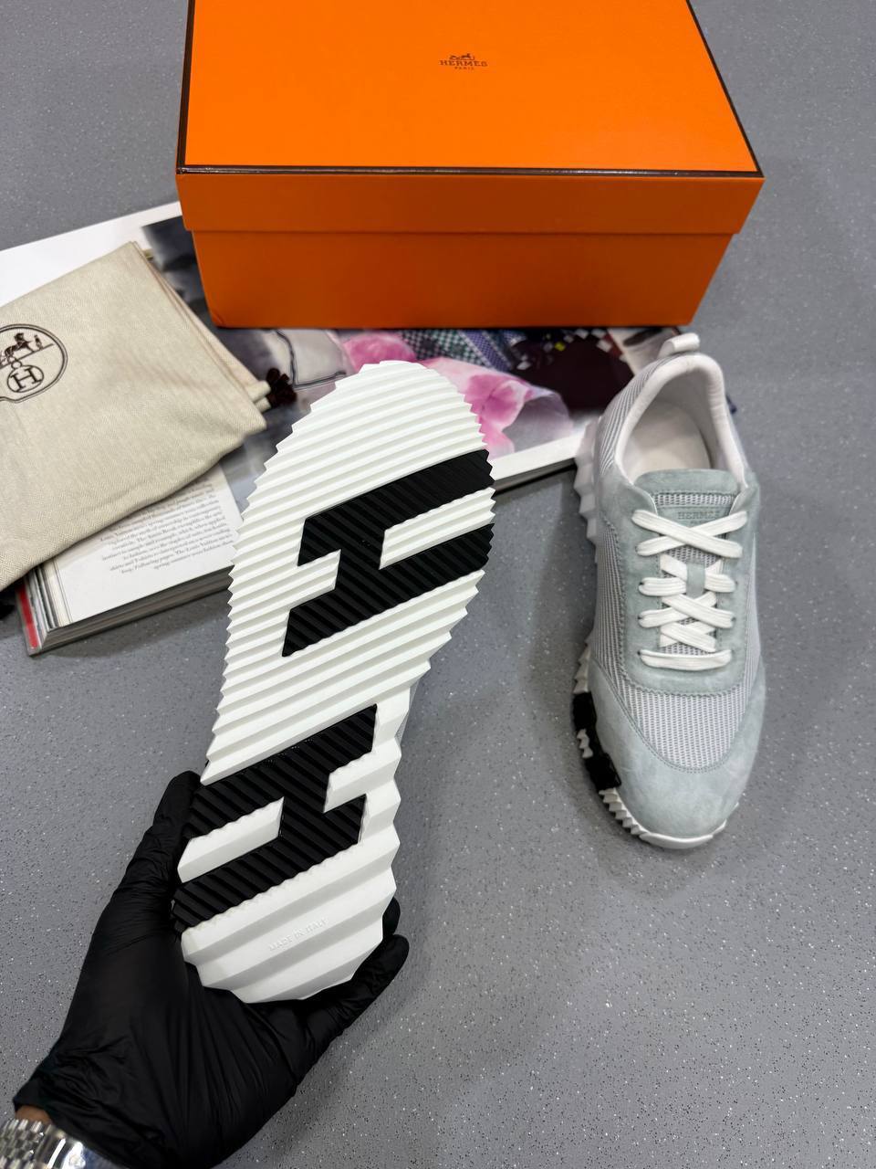 Hermès Bouncing Sneakers New Fashion Sports Shoes Mens in Multiple Colors Best Sale UK Reps AAA Quality