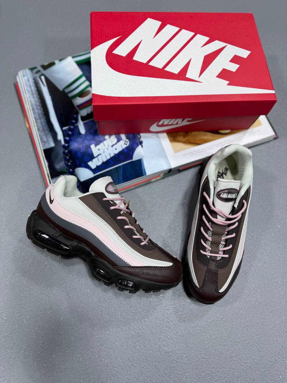 Nike Air Max 95 "Black Violet" Mens Trainers Best Sale UK Reps AAA Quality