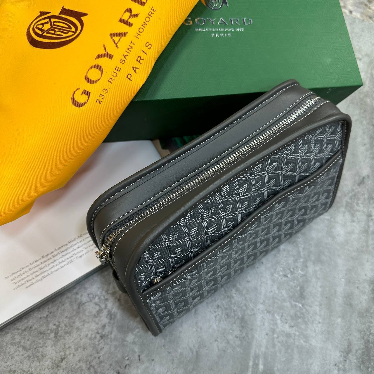 Goyard Jouvence Toiletry Pouch in Canvas Womens Bag in Multiple Colors Best Sale UK Reps AAA Quality