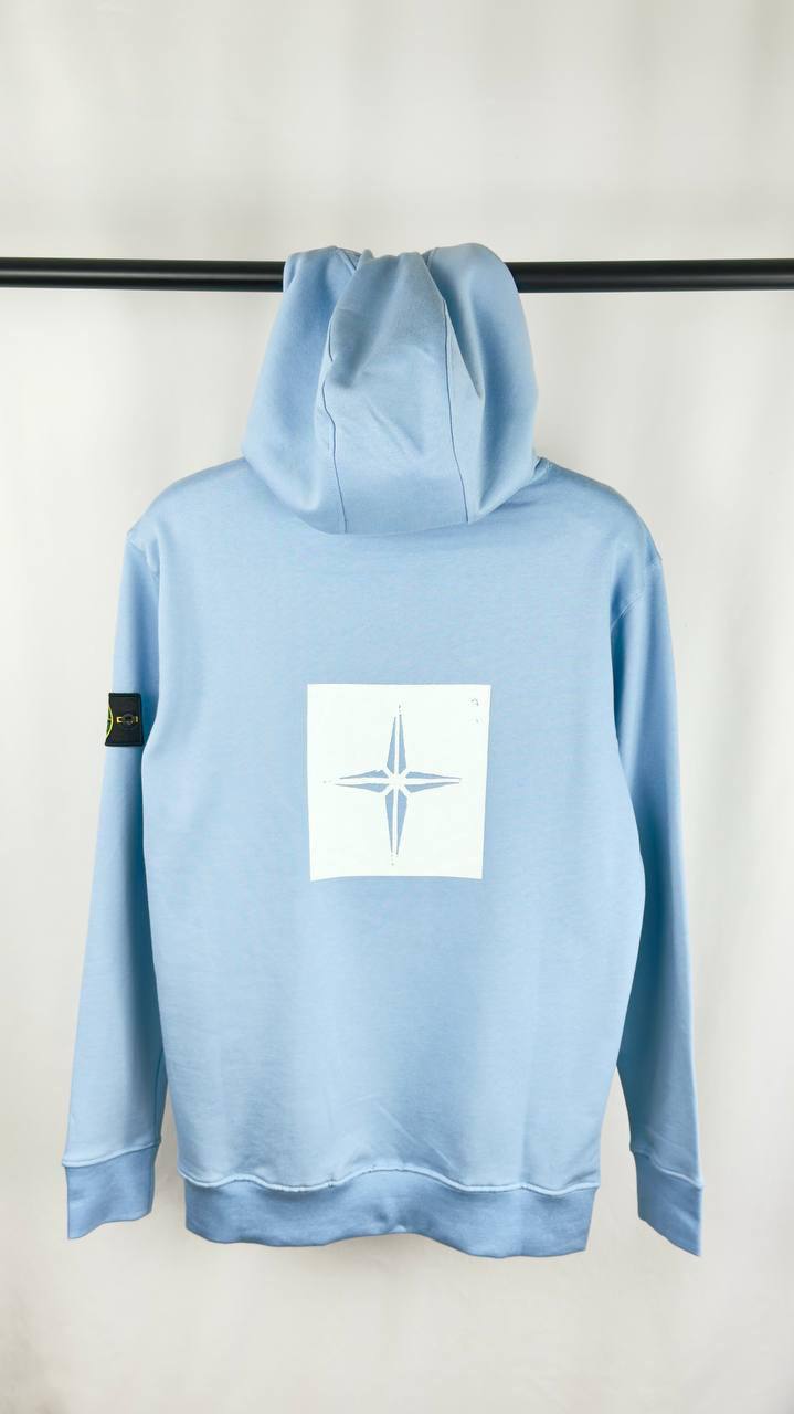 Stone Island Stencil Logo and Patch Hoodie Mens in Multiple Colors Best Sale UK Reps AAA Quality