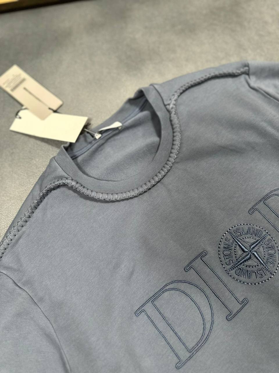 Dior x Stone Island Authentic Christian Dior Black Logo Jumpers Mens UK Reps AAA Quality
