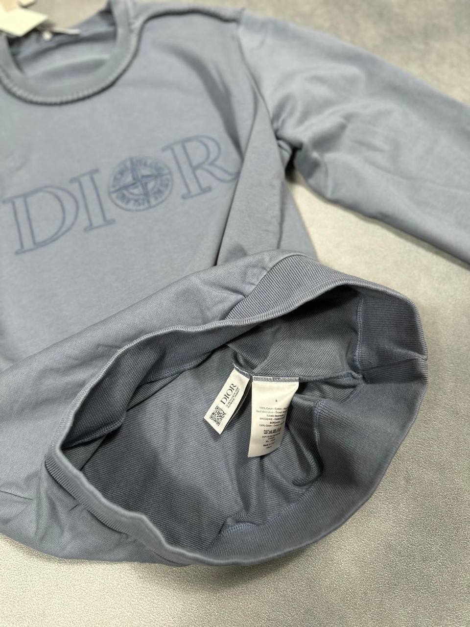Dior x Stone Island Authentic Christian Dior Black Logo Jumpers Mens UK Reps AAA Quality