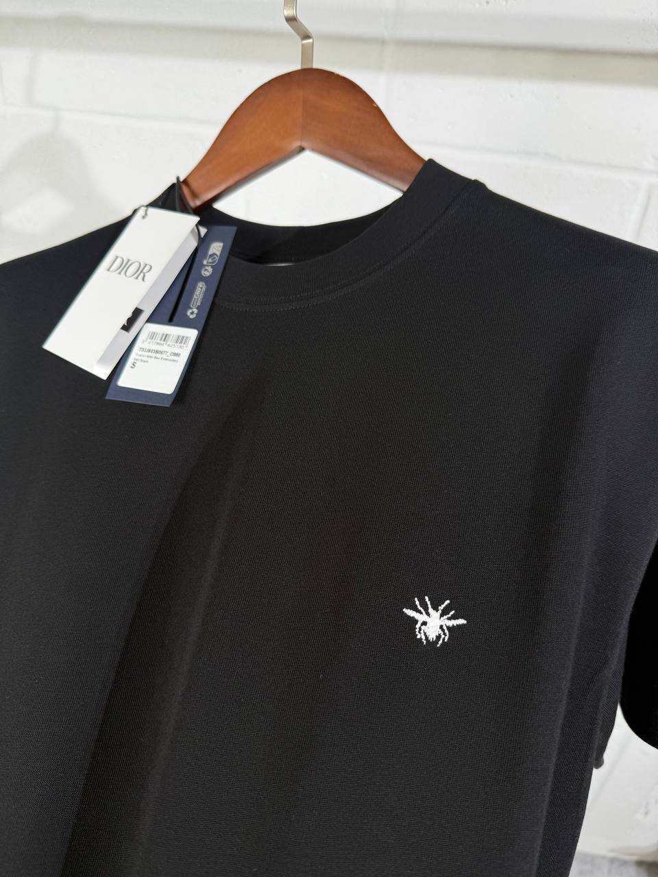 Christian Dior Embroidered Bee T-Shirts Mens in 2 Colors Best Sale UK Reps AAA Quality