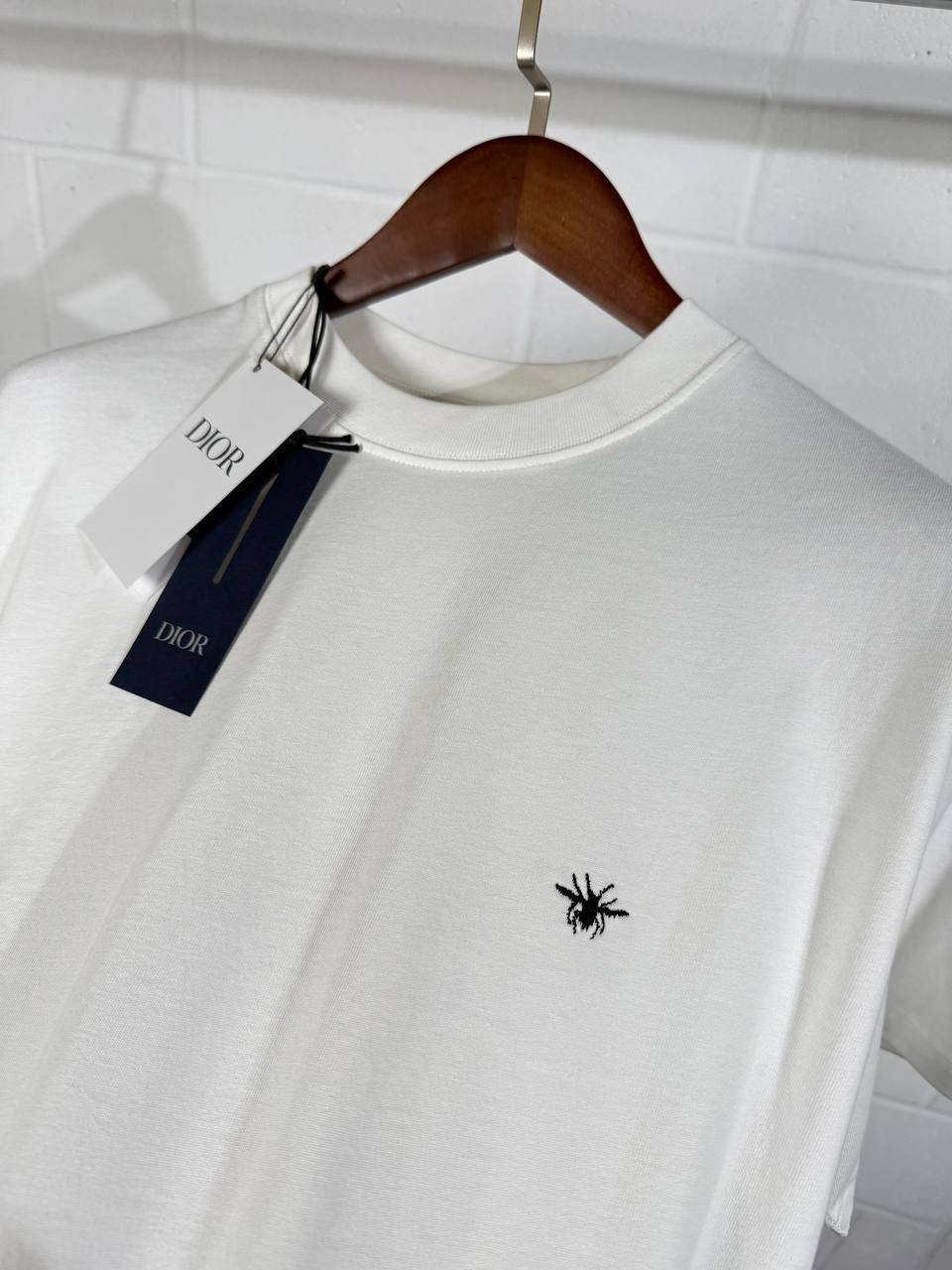 Christian Dior Embroidered Bee T-Shirts Mens in 2 Colors Best Sale UK Reps AAA Quality
