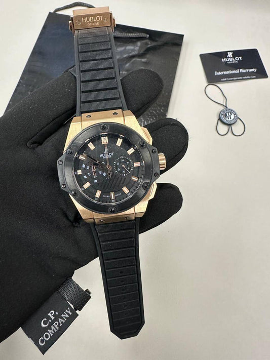 Hublot Big Bang King Power Split Second Chrono Rose Gold Mens Watches Best Sale UK Reps AAA Quality