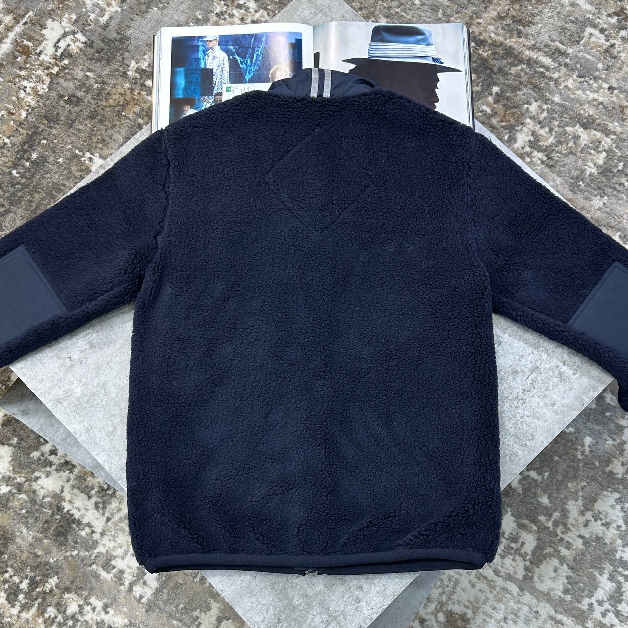 Canada Goose Men Luxury Men Collection Charcoal Grey Fleece Jacket UK Reps AAA Quality