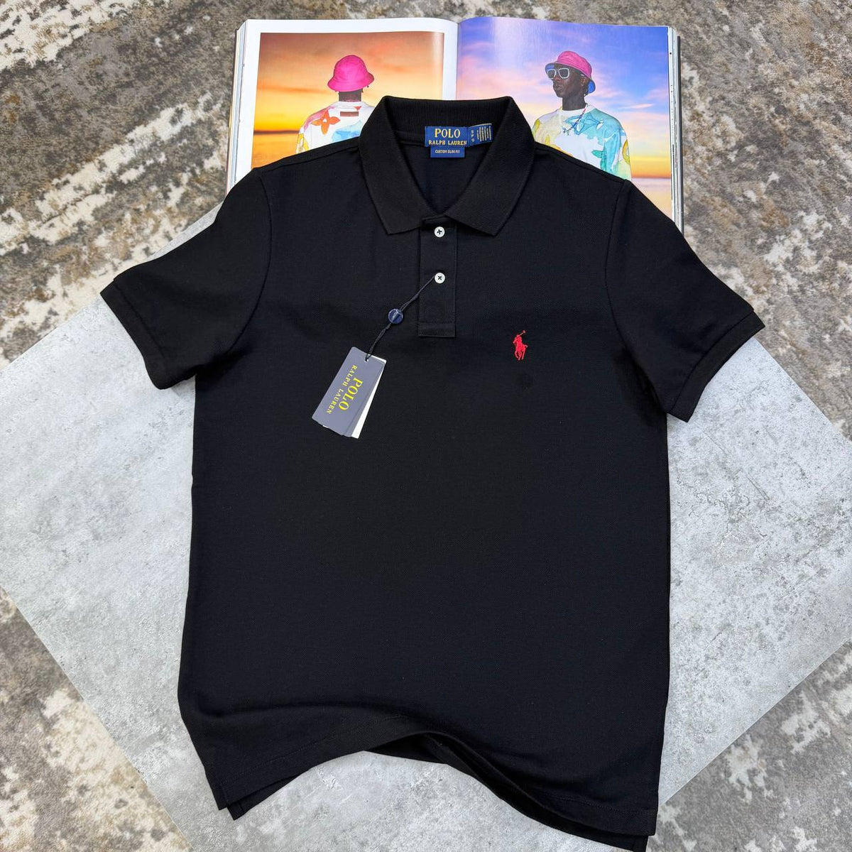 Polo Ralph Lauren Men Luxury Men Collection Heather Grey Polo Shirt UK Reps AAA Quality