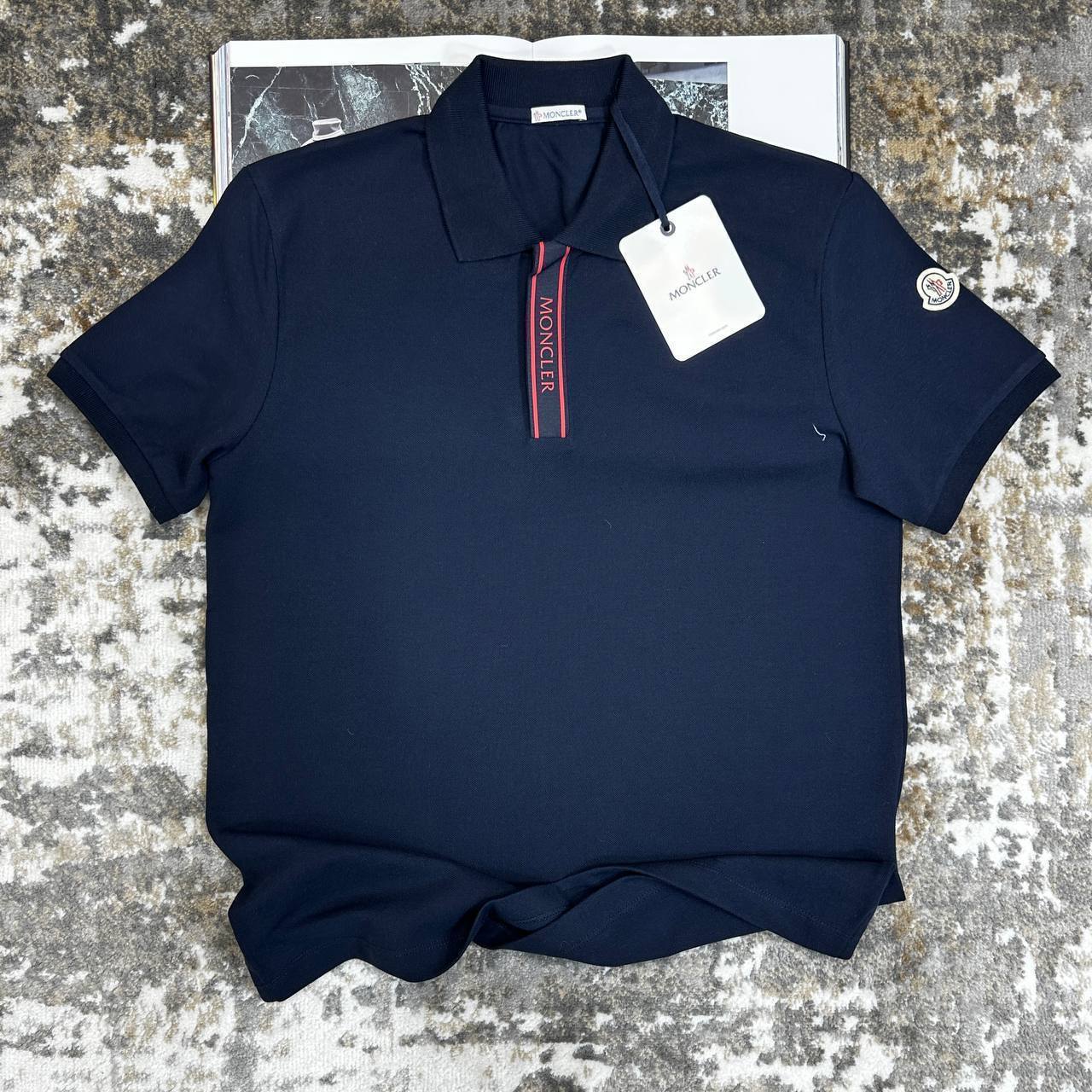 Moncler Logo Motif Summer Sporty Loose  Polo Shirts Mens in Multiple Colors Best Sale UK Reps AAA Quality
