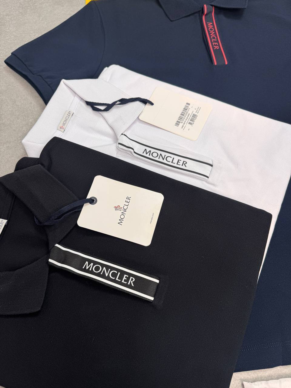 Moncler Logo Motif Summer Sporty Loose  Polo Shirts Mens in Multiple Colors Best Sale UK Reps AAA Quality