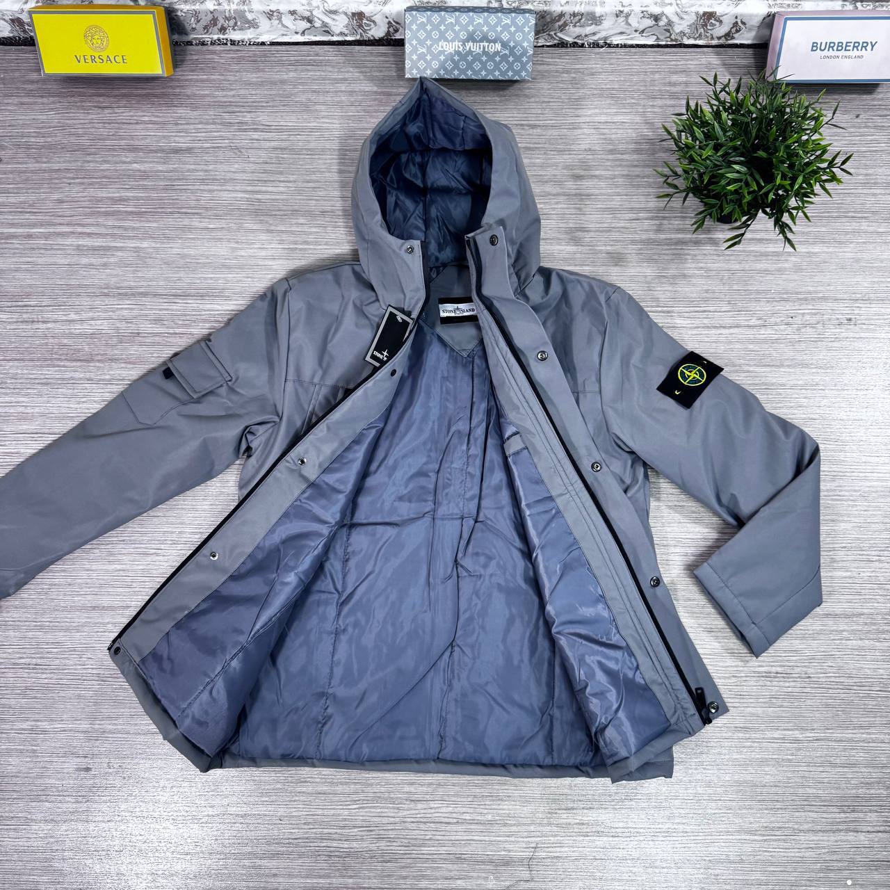 Stone Island Packable Skin Touch Nylon Jackets Mens in 2 Colors Best Sale UK Reps AAA Quality
