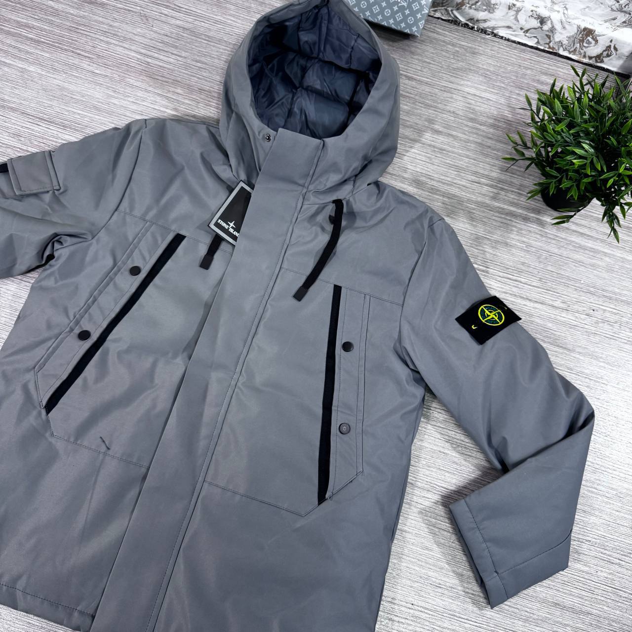 Stone Island Packable Skin Touch Nylon Jackets Mens in 2 Colors Best Sale UK Reps AAA Quality