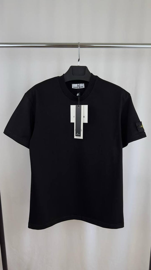 Stone Island Sleeve Compass-Patch Crewneck T-Shirts Mens in 2 Colors Best Sale UK Rep AAA Quality