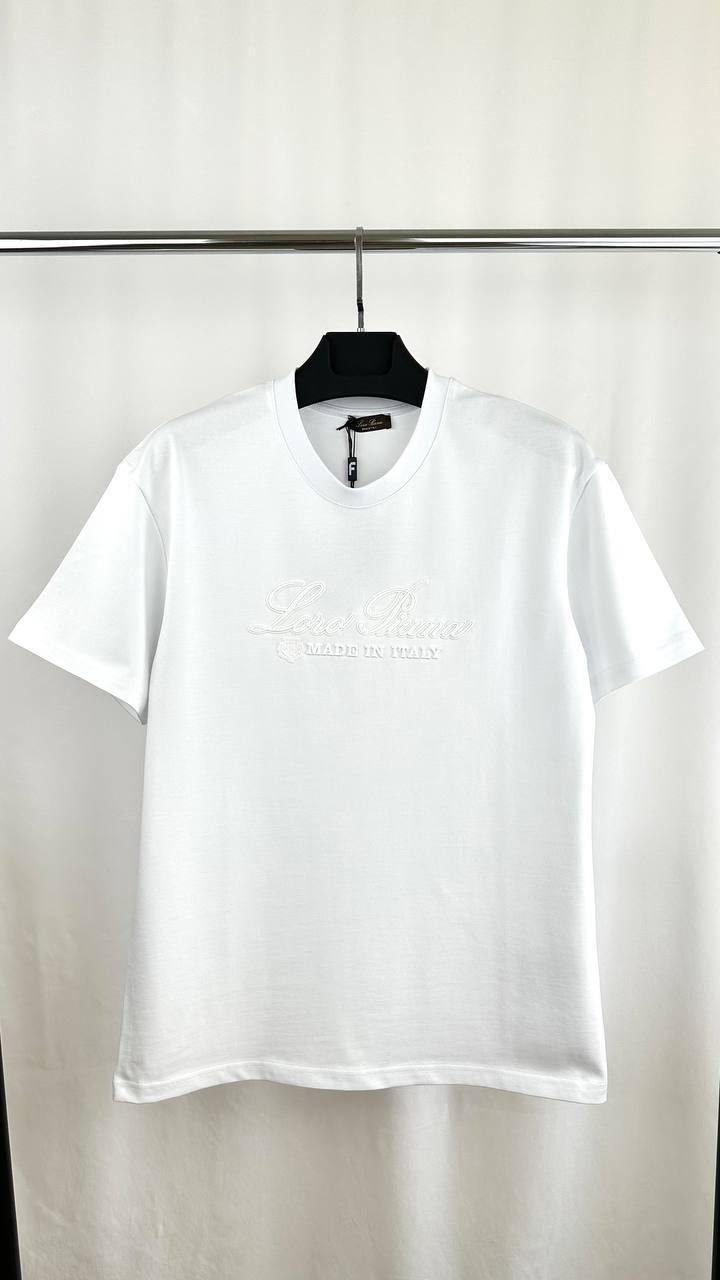 Loro Piana LP Logo Printed T-shirts Mens in 2 Colors Best Sale UK Reps AAA Quality