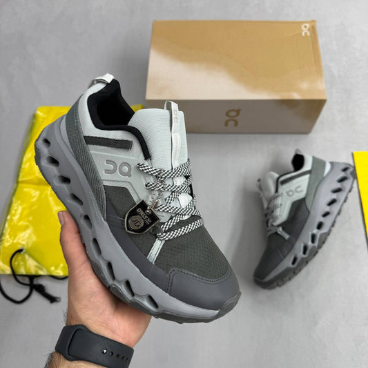 On Cloudmonster Road-Running Shoes Men's Trainers in Dark Grey Best Sale UK Reps AAA Quality