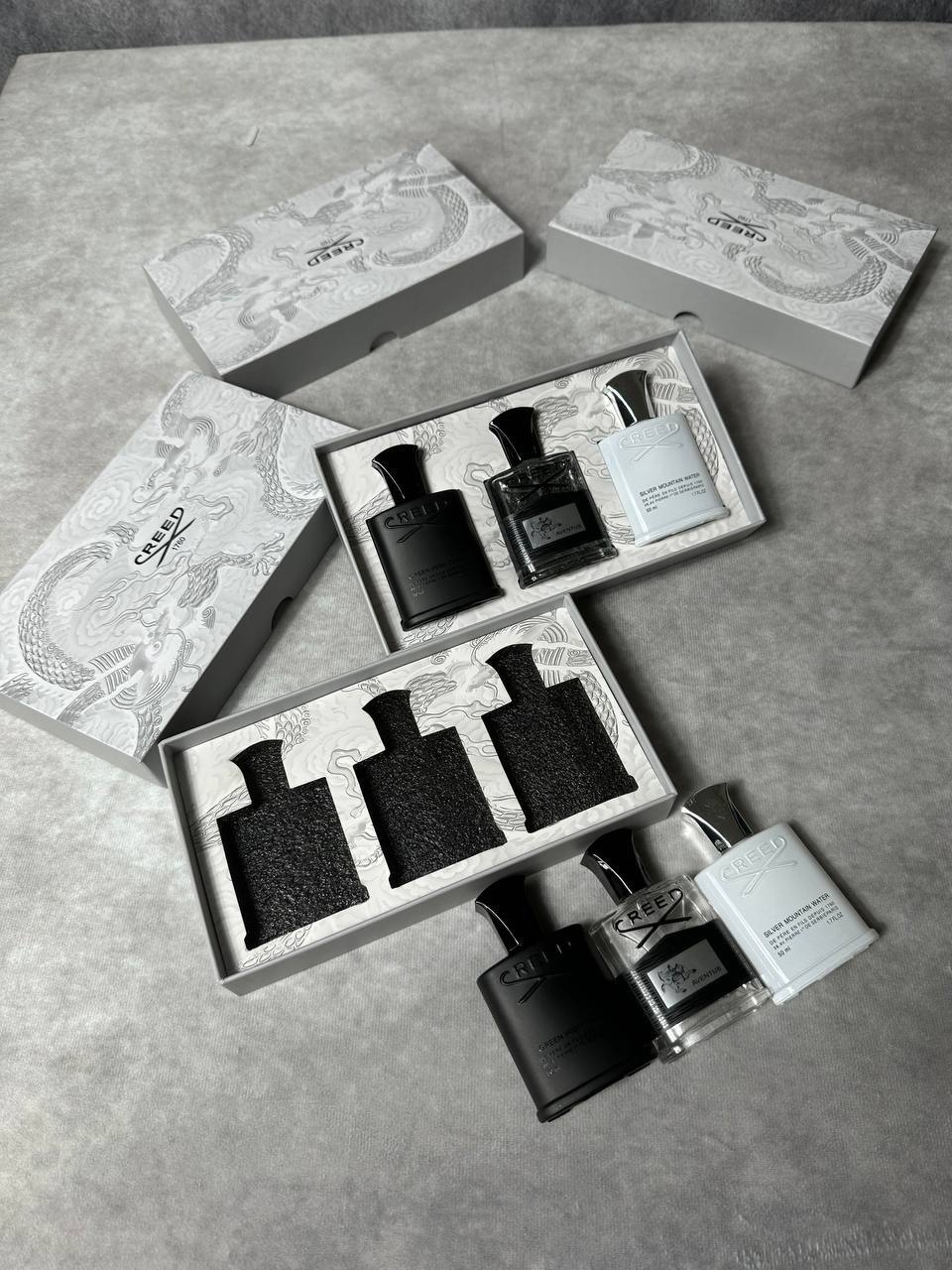 Creed Perfume Set Gift Box Perfume Kit For Men 3 Best Sale UK Reps AAA Quality