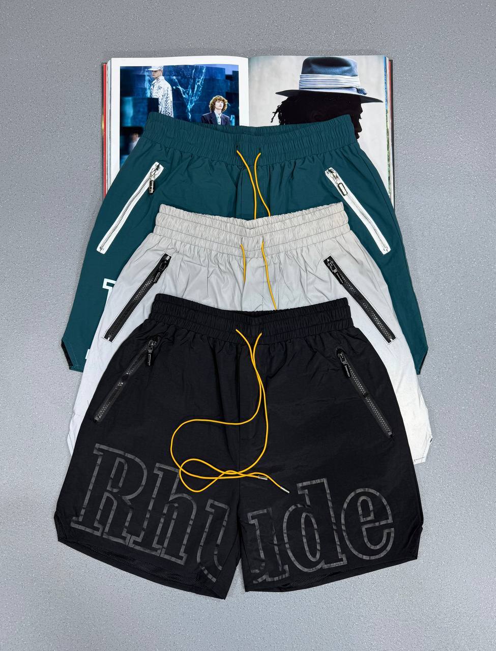 Rhude High Street Men Printing Letter Logo Shorts in Multiple Colors Mens Best Sale UK Reps AAA Quality