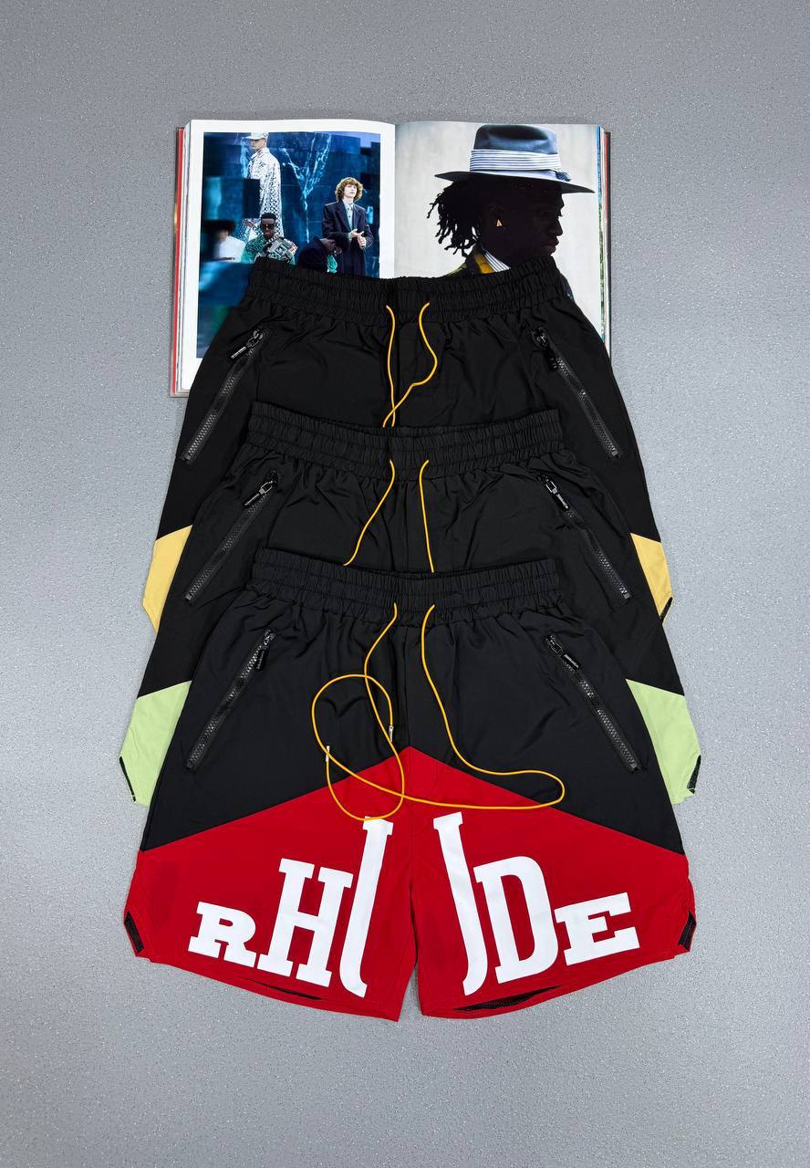 Rhude Yachting Spellout Shorts in Multiple Colors Mens Best Sale UK Reps AAA Quality