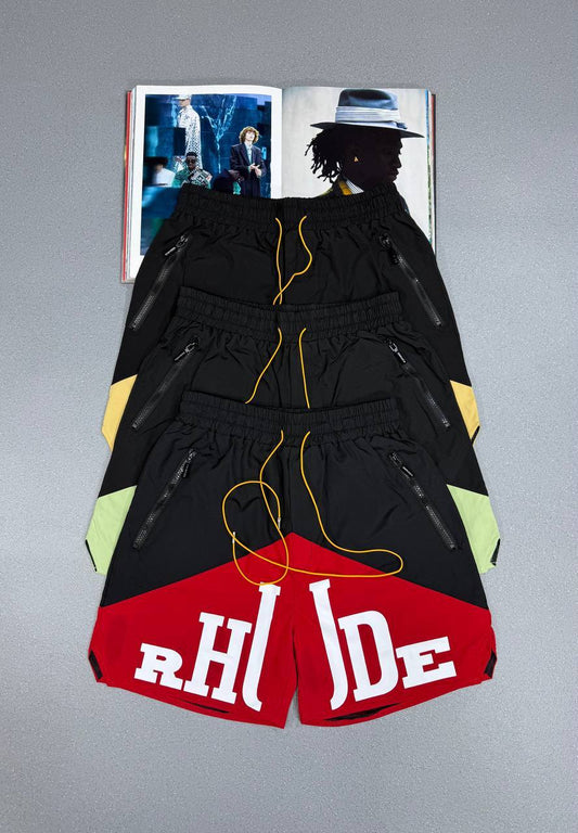 Rhude Yachting Spellout Shorts in Multiple Colors Mens Best Sale UK Reps AAA Quality