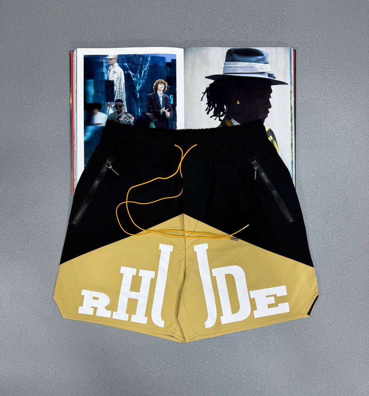 Rhude Yachting Spellout Shorts in Multiple Colors Mens Best Sale UK Reps AAA Quality