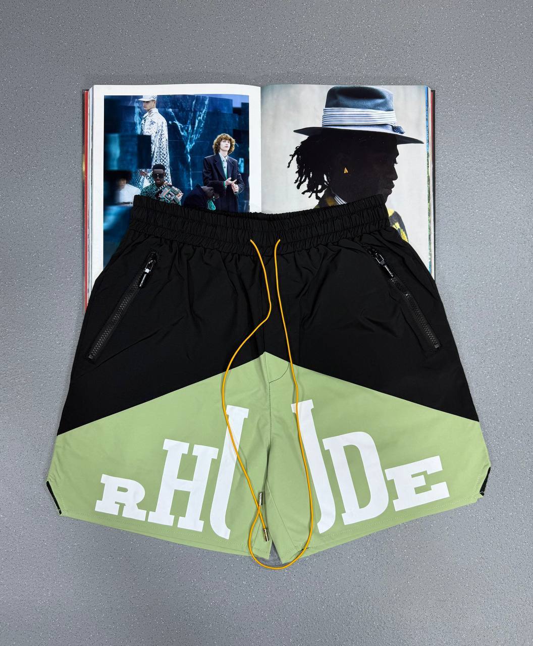 Rhude Yachting Spellout Shorts in Multiple Colors Mens Best Sale UK Reps AAA Quality