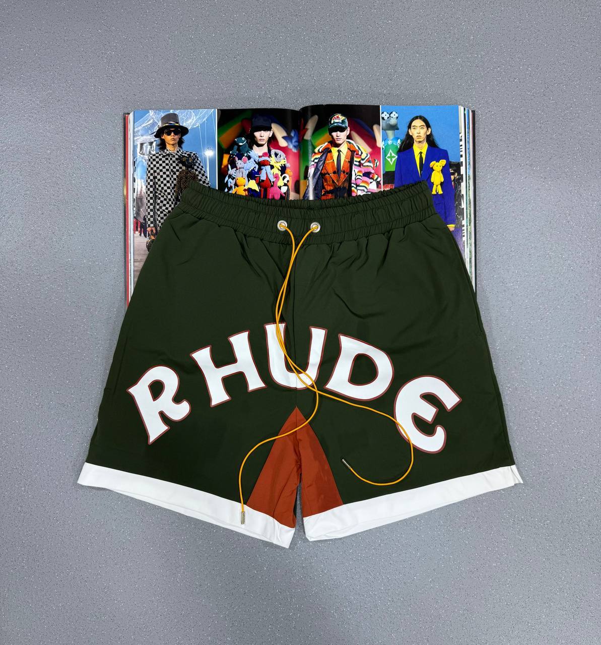 Rhude Printed Sport Shorts Casual Loose Shorts Beach Pants in Multiple Colors Mens UK Reps AAA Quality