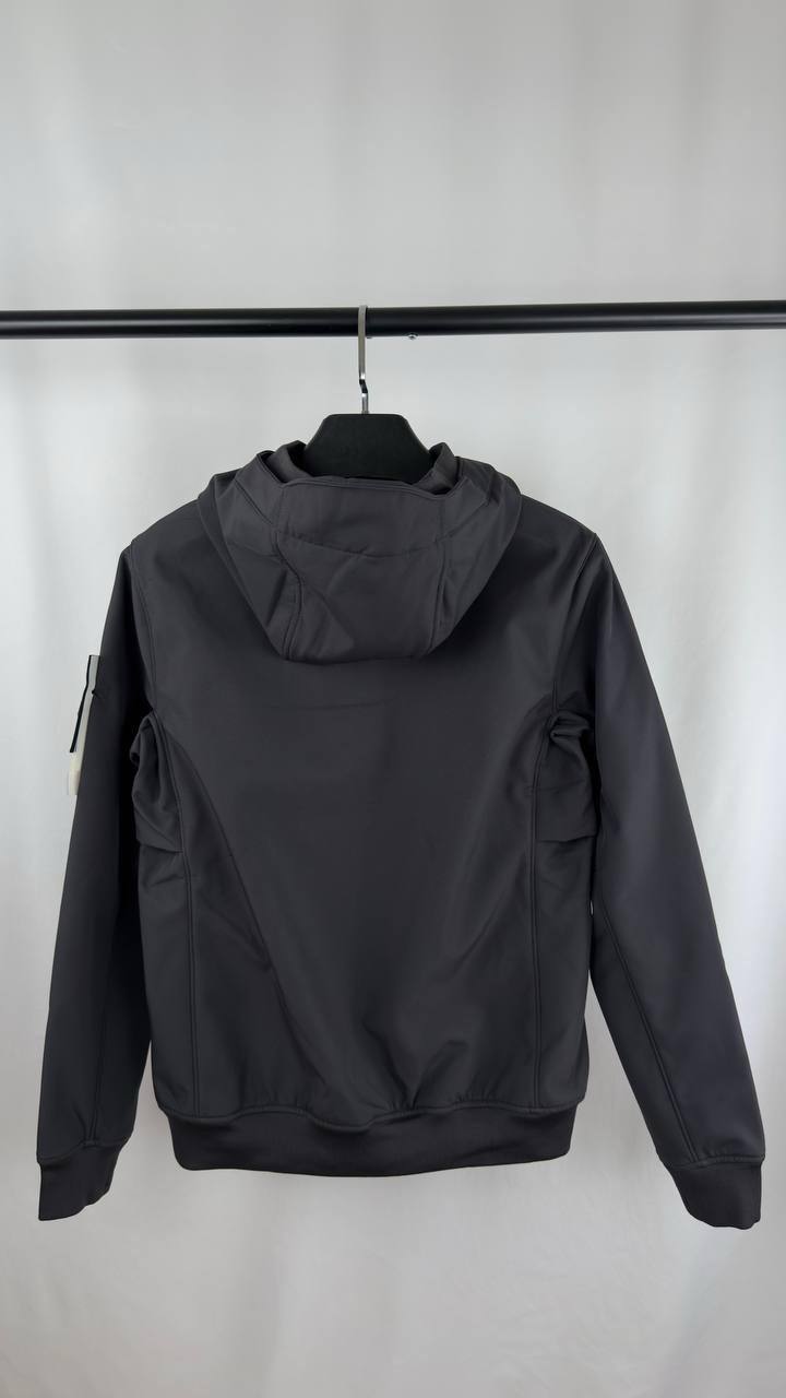 Stone Island Junior Logo-Patch Zip-Up Jacket Mens in Multiple Colors Best Sale UK Reps AAA Quality