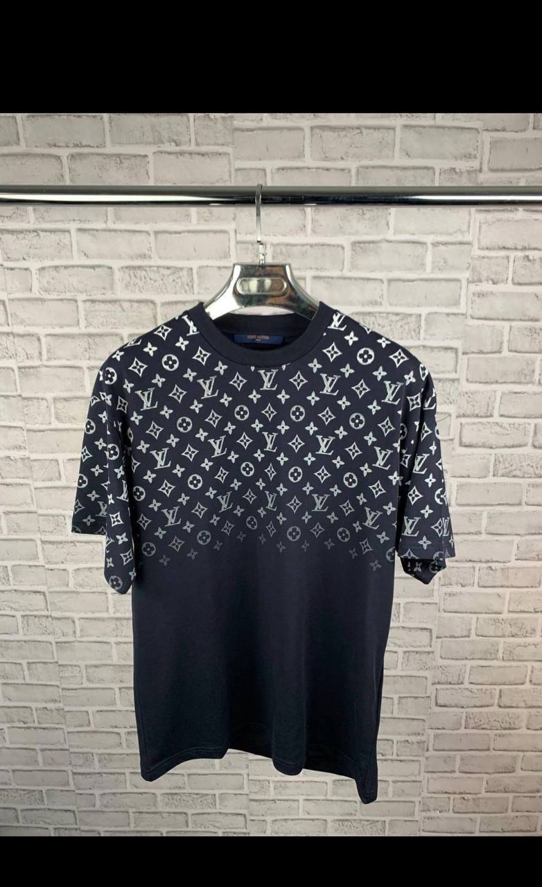 Louis Vuitton Gradient T Shirt LV SE Logo Short Sleeve Tee Shirt Monogram Black For MEN