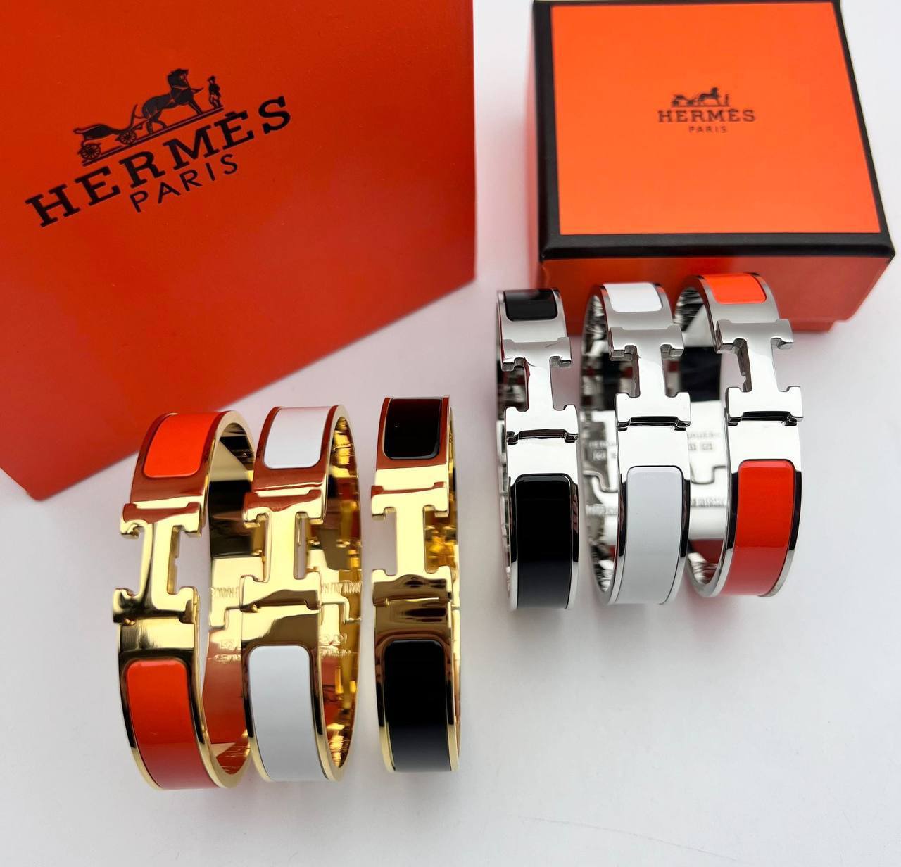 Hermes Logo Fashion Bracelets Womens in Multiple Colors UK Reps AAA Quality